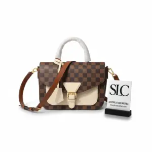 Beaumarchais Checkered Print Top Handle Crossbody Bag N40146 N40147 N40148