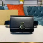 Belted-Leather-Crossbody-Bag-with-Monogram-Clasp-80122041-Black-Belted-Leather-Crossbody-Bag-with-Monogram-Clasp-80122041-Black-1.webp