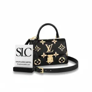 Bicolor Monogram Empreinte Leather Top Handle Bag M45978