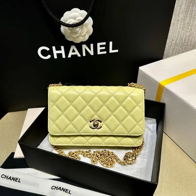 Camellia-Quilted-Lambskin-Leather-Wallet-On-Chain-Bag-AP3297-Yellow-Camellia-Quilted-Lambskin-Leather-Wallet-On-Chain-Bag-AP3297-Yellow-2.webp