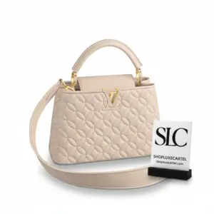 Capucines BB Top Handle Bag in Quilted Lambskin M55360