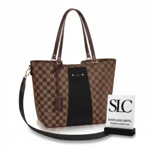 Checked Ebene Print Jersey Shoulder Tote Bag N44041 N44023