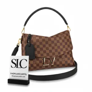 Checkerboard Pattern Canvas Beaubourg MM Tote Shoulder Bag N40176