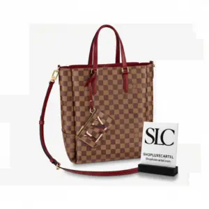 Checkerboard Print Belmont MM Top Handle Tote Bag N60293 N60294