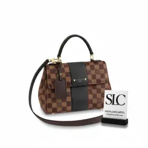 Checkerboard Print Bond Street BB Top Handle Satchel Bag N41071 N41073