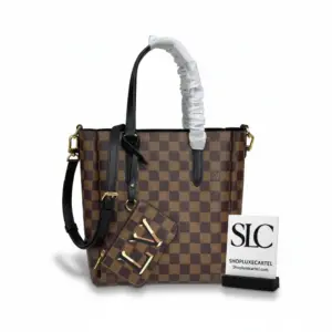 Checkered Pattern Belmont PM Top Handle Tote Bag N60297 N60348