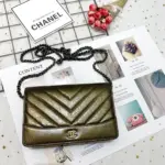 Chevron-Quilted-Crinkled-Calfskin-Wallet-on-Chain-Bag-A86025-Green-Chevron-Quilted-Crinkled-Calfskin-Wallet-on-Chain-Bag-A86025-Green-1.webp