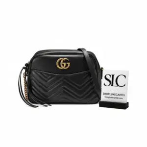 Chevron Quilted Matelasse Medium Leather Shoulder Bag 443499