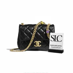 Chic Mini Square Top Handle Bag in Clear Resin AS2379