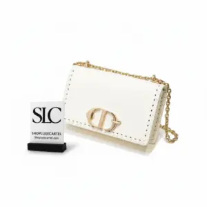 Classic 30 Montaigne Calfskin Flap Chain Shoulder Bag M9220