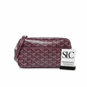 Classic Chevron Print Monogram Crossbody Shoulder Camera Bag 68984