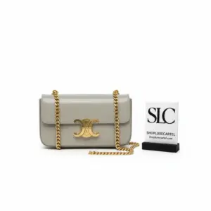 Classic Claude Chain Shoulder Bag in Shiny Calfskin 197993