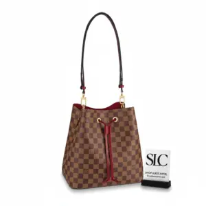 Classic Damier Ebene Print NeoNoe Drawstring Bucket Bag N40213