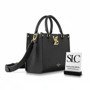 Classic Grained Leather Lock & Go Tote Bag M22311 M23637