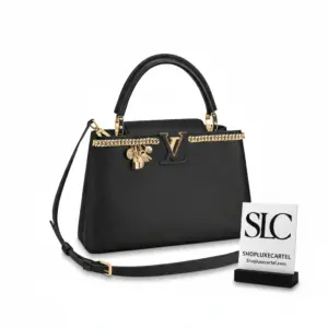 Classic Grained Leather Top Handle Handbag PM M52963