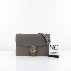 Classic Interlocking G Leather Shoulder Flap Bag 28cm 510303