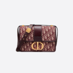 Classic-Jacquard-Oblique-30-Montaigne-Flap-Shoulder-Bag-M9203-Burgundy-Classic-Jacquard-Oblique-30-Montaigne-Flap-Shoulder-Bag-M9203-Burgundy-1.webp