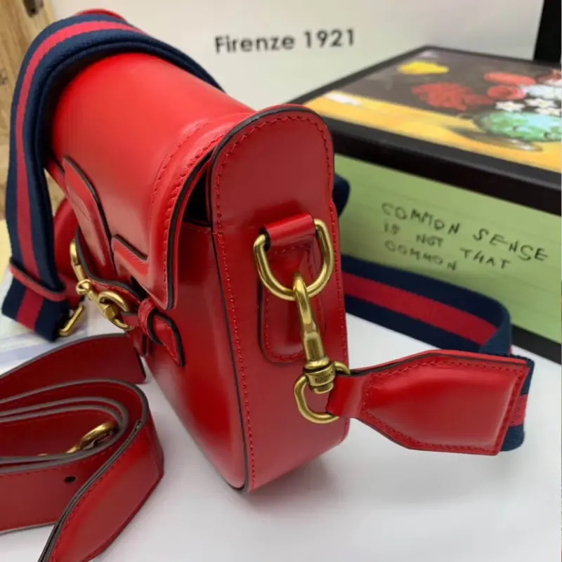 Classic-Lady-Web-Shoulder-Bag-in-Calfskin-Leather-384821-Red-Classic-Lady-Web-Shoulder-Bag-in-Calfskin-Leather-384821-Red-2.webp