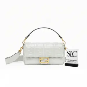 Classic Leather Shoulder Baguette Style Flap Bag 8BR600