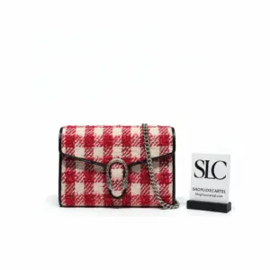 Classic Mini Check Tweed Chain Shoulder Bag 401231