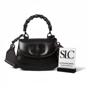 Classic Mini Top Handle Bag with Bamboo Handle 686864
