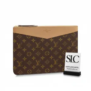 Classic Monogram Canvas Daily Clutch Organizer Pouch M62942