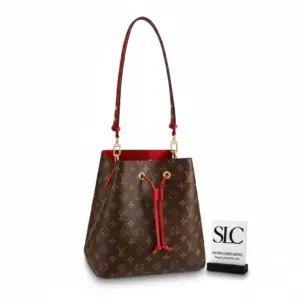 Classic Monogram Canvas Drawstring Bucket Shoulder Bag M44021