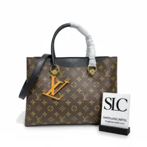 Classic Monogram Canvas Riverside Shoulder Tote Bag M40135
