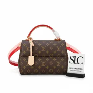 Classic Monogram Canvas Top Handle Crossbody Cluny BB Bag