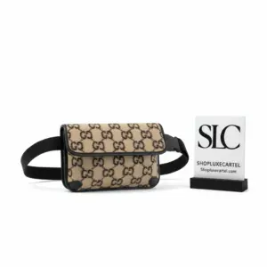 Classic Monogram Pattern Wool Fanny Pack Belt Bag 598181