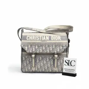 Classic Oblique Embroidery Flap Messenger Diorcamp Bag M1291
