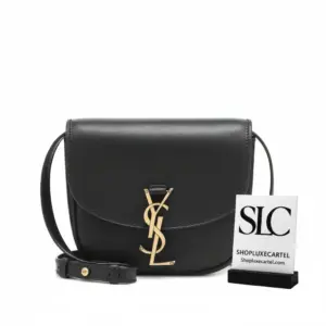 Classic Plaque Small Leather Satchel Crossbody Bag 619740