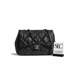 Classic Quilted Calfskin Leather Small Flap Shoulder Bag AS2232