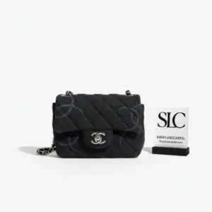 Classic Quilted Denim Flap Mini Shoulder Bag AS2070