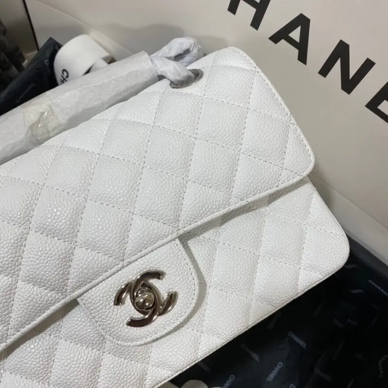 Classic-Quilted-Double-Flap-Shoulder-Bag-in-Caviar-Calfskin-A01113-White-Classic-Quilted-Double-Flap-Shoulder-Bag-in-Caviar-Calfskin-A01113-White-3.webp