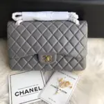 Classic-Quilted-Lambskin-Leather-Flap-Shoulder-Bag-A1113-Grey-Classic-Quilted-Lambskin-Leather-Flap-Shoulder-Bag-A1113-Grey-1.webp