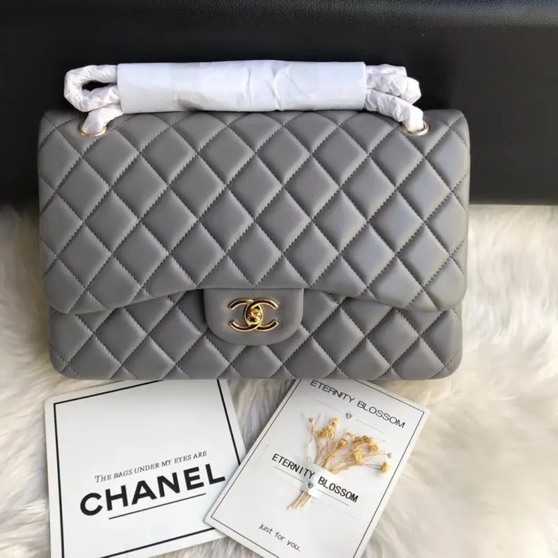 Classic-Quilted-Lambskin-Leather-Flap-Shoulder-Bag-A1113-Grey-Classic-Quilted-Lambskin-Leather-Flap-Shoulder-Bag-A1113-Grey-1.webp