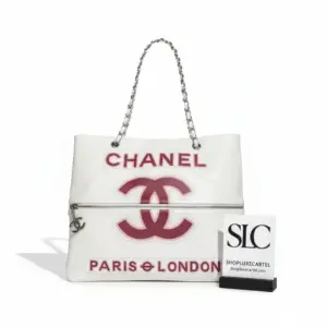 Classic Quilted Leather Large Shopping Tote Bag A1006