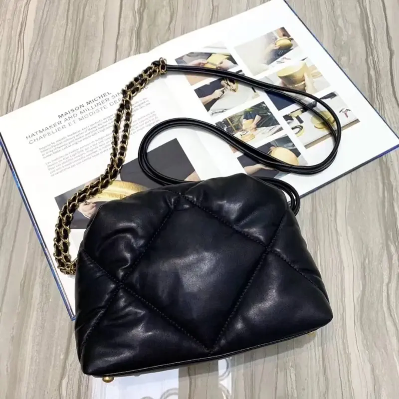 Classic-Quilted-Leather-Small-Top-Handle-Bowling-Bag-AS0781-Black-Classic-Quilted-Leather-Small-Top-Handle-Bowling-Bag-AS0781-Black-3.webp
