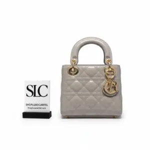 Classic Quilted Patent Leather Mini Lady Bag M0505