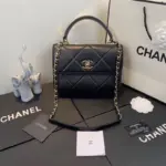 Classic-Quilted-Small-Flap-Bag-With-Top-Handle-A92236-Black-Classic-Quilted-Small-Flap-Bag-With-Top-Handle-A92236-Black-3.webp
