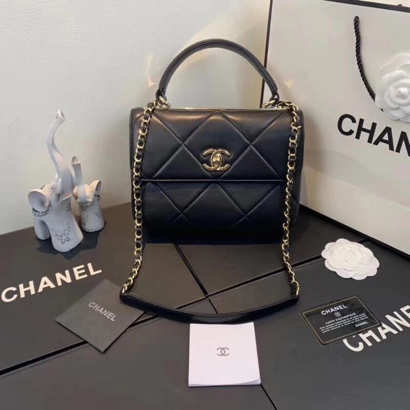 Classic-Quilted-Small-Flap-Bag-With-Top-Handle-A92236-Black-Classic-Quilted-Small-Flap-Bag-With-Top-Handle-A92236-Black-3.webp
