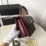 Classic-Quilted-Small-Flap-Bag-With-Top-Handle-A92236-Burgundy-Classic-Quilted-Small-Flap-Bag-With-Top-Handle-A92236-Burgundy-3.webp
