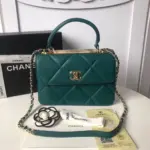 Classic-Quilted-Small-Flap-Bag-With-Top-Handle-A92236-Green-Classic-Quilted-Small-Flap-Bag-With-Top-Handle-A92236-Green-1.webp