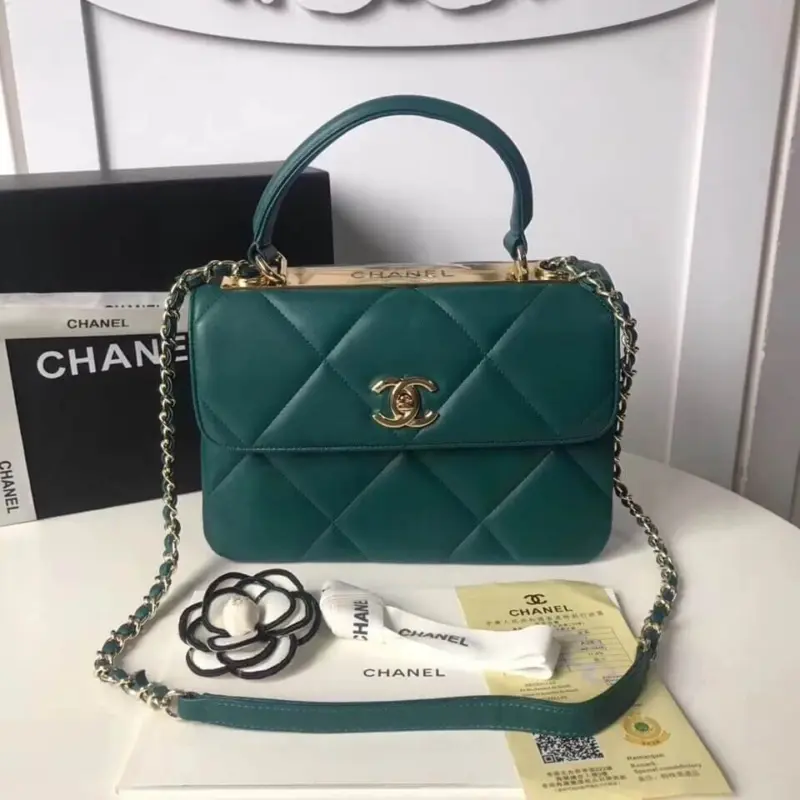 Classic-Quilted-Small-Flap-Bag-With-Top-Handle-A92236-Green-Classic-Quilted-Small-Flap-Bag-With-Top-Handle-A92236-Green-1.webp