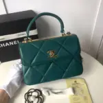 Classic-Quilted-Small-Flap-Bag-With-Top-Handle-A92236-Green-Classic-Quilted-Small-Flap-Bag-With-Top-Handle-A92236-Green-2.webp