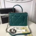Classic-Quilted-Small-Flap-Bag-With-Top-Handle-A92236-Green-Classic-Quilted-Small-Flap-Bag-With-Top-Handle-A92236-Green-3.webp