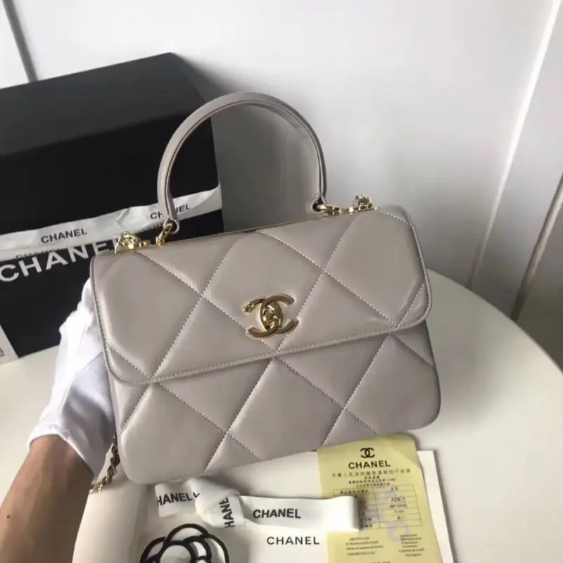 Classic-Quilted-Small-Flap-Bag-With-Top-Handle-A92236-Grey-Classic-Quilted-Small-Flap-Bag-With-Top-Handle-A92236-Grey-1.webp
