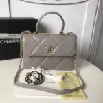 Classic-Quilted-Small-Flap-Bag-With-Top-Handle-A92236-Grey-Classic-Quilted-Small-Flap-Bag-With-Top-Handle-A92236-Grey-2.webp