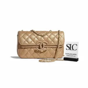 Classic Quilted Small Flap Bag with Chain Shoulder Strap A57275